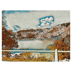 Side Way To Lake Garda, Italy  Premium Plush Fleece Blanket (extra Small) by ConteMonfrey