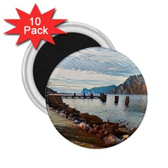 Ducks On Gardasee 2 25  Magnets (10 Pack)  by ConteMonfrey