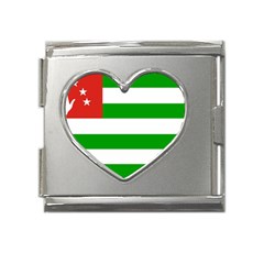 Abkhazia Mega Link Heart Italian Charm (18mm) by tony4urban