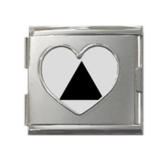 Magnitogorsk City Flag Mega Link Heart Italian Charm (18mm) by tony4urban