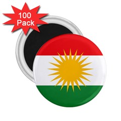 Kurdistan Flag 2 25  Magnets (100 Pack)  by tony4urban