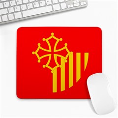 Languedoc Roussillon Flag Large Mousepad by tony4urban