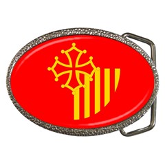 Languedoc Roussillon Flag Belt Buckles by tony4urban