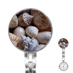 Beautiful Seashells  Stainless Steel Nurses Watch by StarvingArtisan