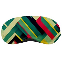 Pattern Abstract Geometric Design Sleeping Mask by danenraven