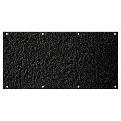 Black Wall Texture Banner And Sign 8  X 4  by artworkshop