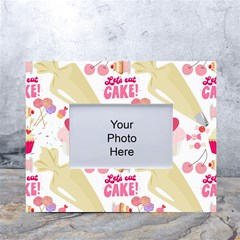 Desserts Pastries Baking Wallpaper White Tabletop Photo Frame 4 x6  by Ravend