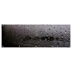 Rain On Glass Texture Banner And Sign 12  X 4  by artworkshop