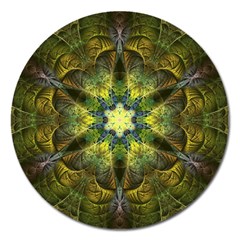 Fractal-fantasy-design-background- Magnet 5  (round) by Vaneshart