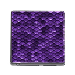 Purple Scales! Memory Card Reader (square 5 Slot) by fructosebat