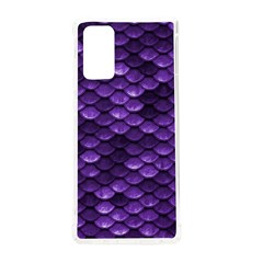 Purple Scales! Samsung Galaxy Note 20 Tpu Uv Case by fructosebat