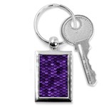 Purple Scales! Key Chain (Rectangle) Front