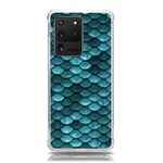 Teal Scales! Samsung Galaxy S20 Ultra 6.9 Inch TPU UV Case Front