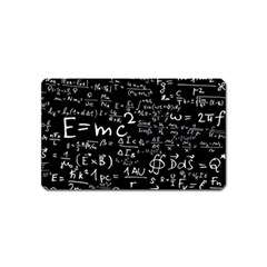 E=mc2 Text Science Albert Einstein Formula Mathematics Physics Magnet (name Card) by Jancukart