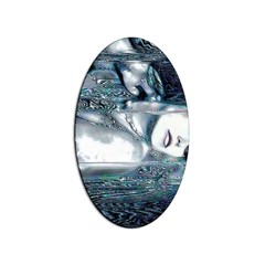 Sapphire Slime Sticker Oval (10 Pack) by MRNStudios