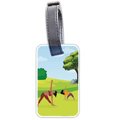 Large Luggage Tag (one Side) by SymmekaDesign