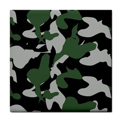 Camouflage Camo Army Soldier Pattern Military Tile Coaster