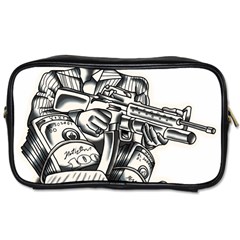 Scarface Movie Traditional Tattoo Toiletries Bag (two Sides) by tradlinestyle