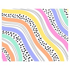 Background Abstract Wallpaper One Side Premium Plush Fleece Blanket (medium)