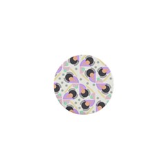 Pattern Pastel Drawing Art 1  Mini Buttons by Uceng