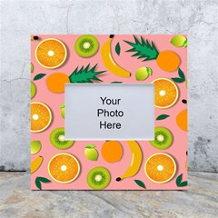 Fruits Tropical Pattern Design Art White Box Photo Frame 4  X 6  by Ravend