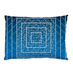 Network Social Abstract Pillow Case by Ravend