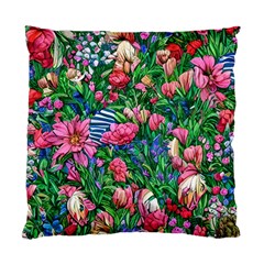 Dazzling Watercolor Flowers Standard Cushion Case (one Side) by GardenOfOphir