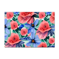 Classy Watercolor Flowers Sticker A4 (10 Pack) by GardenOfOphir