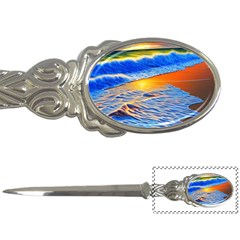 Summer Sunset At The Beach Letter Opener by GardenOfOphir