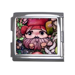 Shroom Glamour Mega Link Italian Charm (18mm) by GardenOfOphir