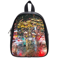 Water Droplets School Bag (small) by artworkshop