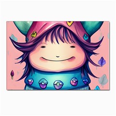 Shroom Magic Conjure Charm Postcard 4 x 6  (pkg Of 10) by GardenOfOphir