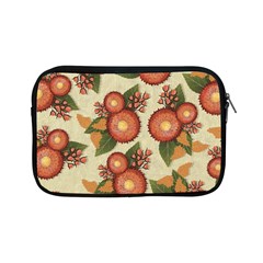 Flowers Leaves Pattern Flora Botany Drawing Art Apple Ipad Mini Zipper Cases by Ravend