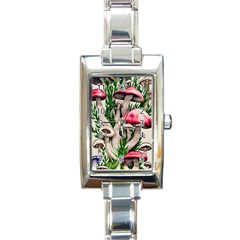 Glamour Enchantment Design Rectangle Italian Charm Watch by GardenOfOphir