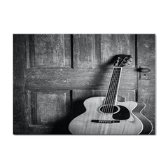 Acoustic Guitar Sticker A4 (100 Pack) by artworkshop