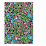 Background Texture Paisley Pattern Small Garden Flag (Two Sides) Front