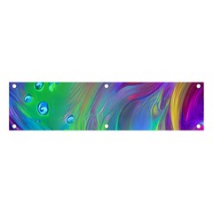 Fluid Art - Artistic And Colorful Banner And Sign 4  X 1  by GardenOfOphir