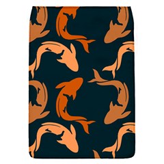 Background Pattern Texture Design Wallpaper Fish Removable Flap Cover (s)