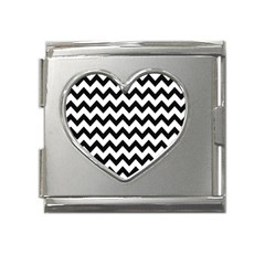 Pattern 111 Mega Link Heart Italian Charm (18mm)