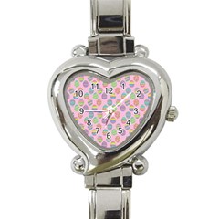 Egg Easter Eggs Pastel Digital Art Heart Italian Charm Watch by Semog4