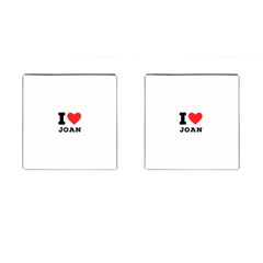 I Love Joan  Cufflinks (square) by ilovewhateva