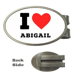 I Love Abigail  Money Clips (oval)  by ilovewhateva