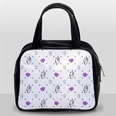 Background Hexagram Spiral Classic Handbag (two Sides) by Semog4