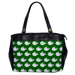 Cute Whale Illustration Pattern Oversize Office Handbag by GardenOfOphir