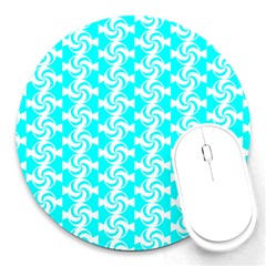 Candy Illustration Pattern Round Mousepad by GardenOfOphir