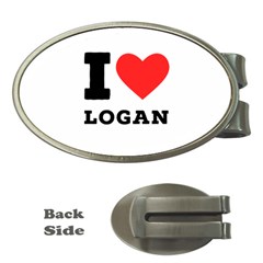 I Love Logan Money Clips (oval)  by ilovewhateva