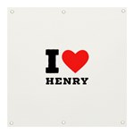I love henry Banner and Sign 3  x 3  Front