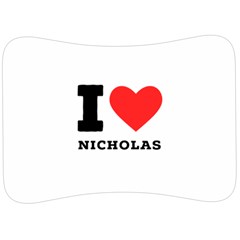 I Love Nicholas Velour Seat Head Rest Cushion by ilovewhateva