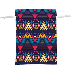 Pattern Colorful Aztec Lightweight Drawstring Pouch (xl) by Ravend