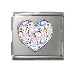 Medical Mega Link Heart Italian Charm (18mm) by SychEva